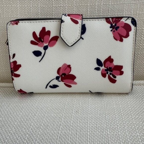 Kate Spade NWT 'Staci Tea Garden Toss' Medium Compact Wallet - Picture 3 of 7